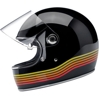 BILTWELL Gringo S ECE Helmet - Gloss Black Spectrum
