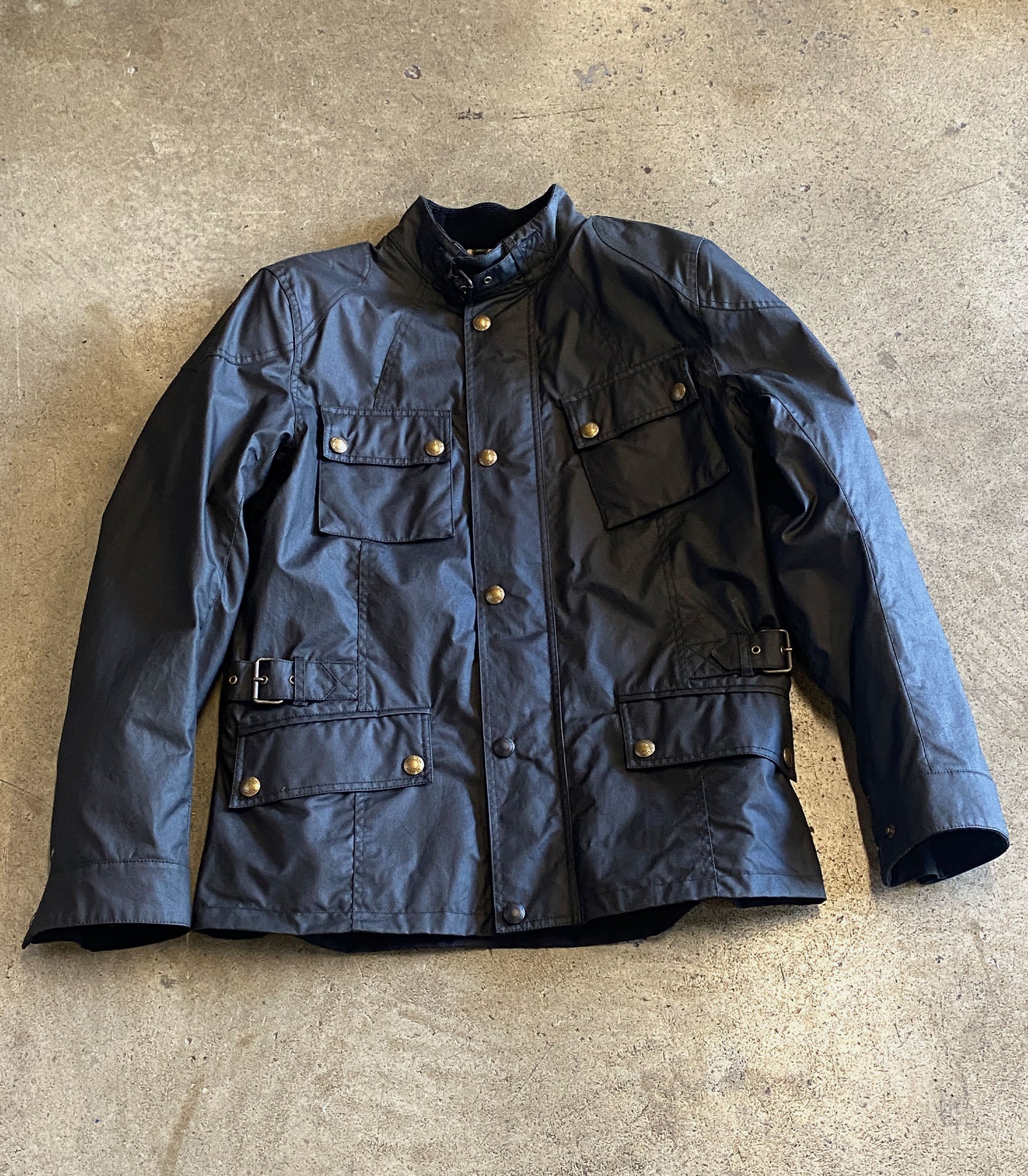 BELSTAFF Crosby Waxed Men Jacket - Black