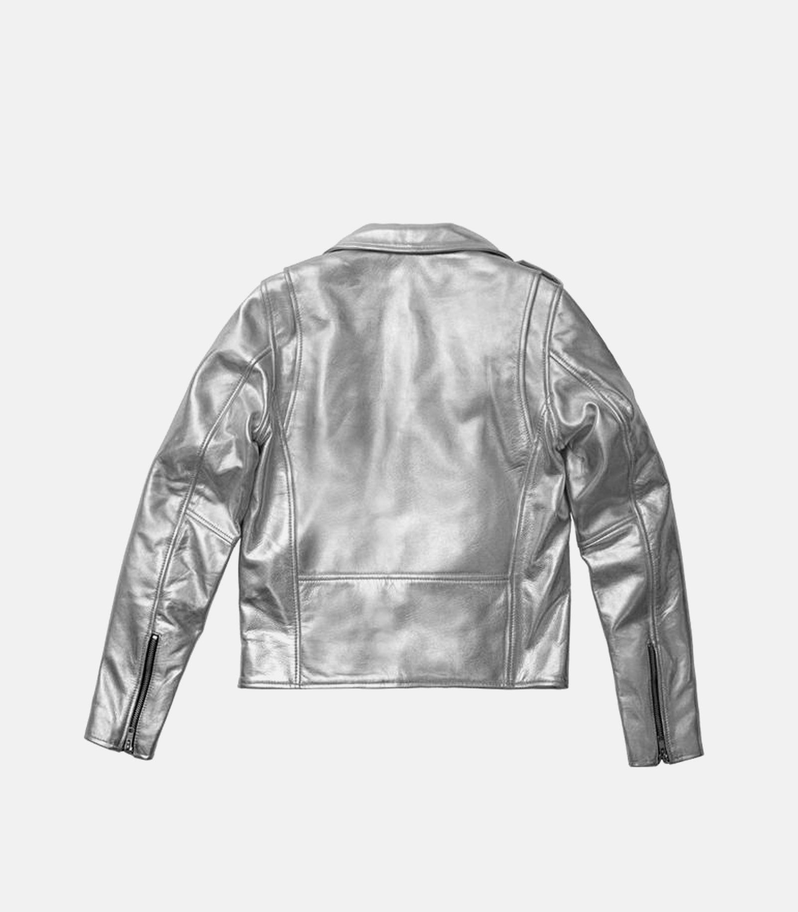 BH&BR Deirdre Women's Leather Jacket - Silver