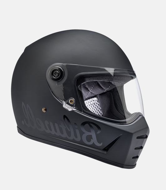 BILTWELL Lane Splitter Helmet - Flat Black Factory