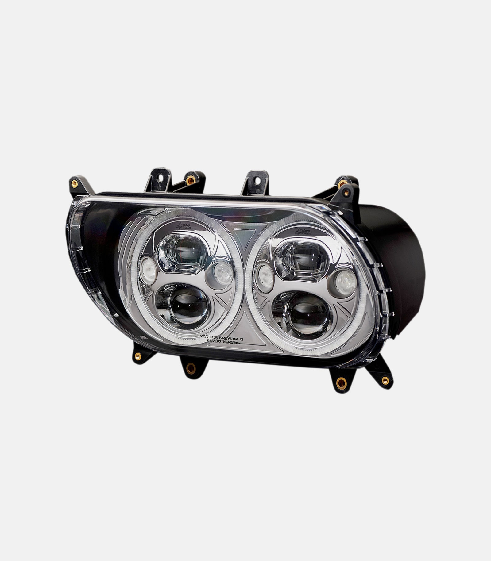 CUSTOM DYNAMICS TruBEAM® Headlight - Chrome - FLTR