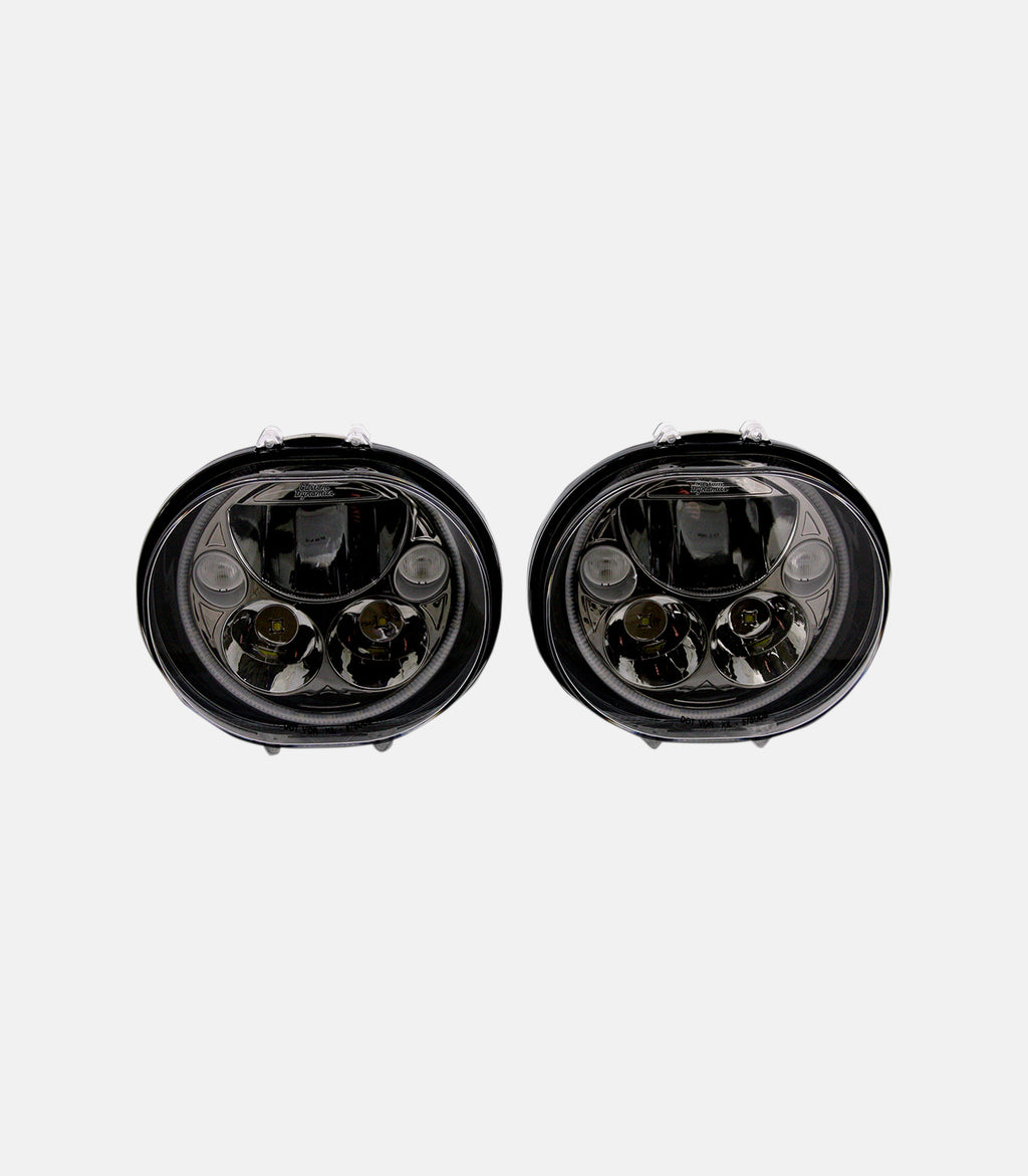 CUSTOM DYNAMICS TruBEAM® LED Headlight - 5-3/4" - Black - Pair
