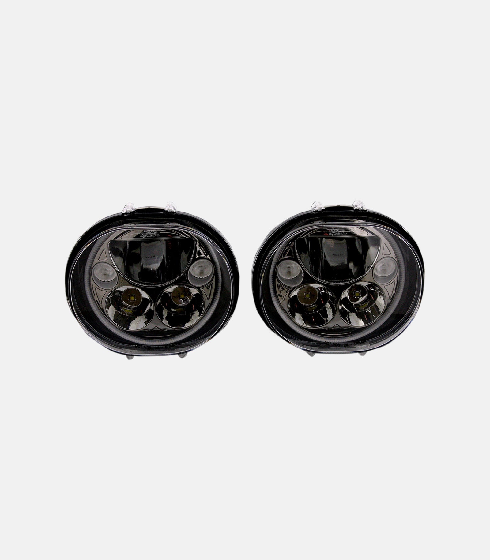CUSTOM DYNAMICS TruBEAM® LED Headlight - 5-3/4" - Black - Pair
