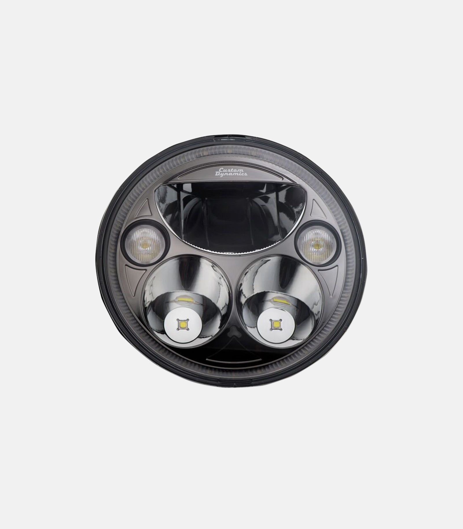 CUSTOM DYNAMICS TruBEAM® LED Headlight  - 7" - Each - Black