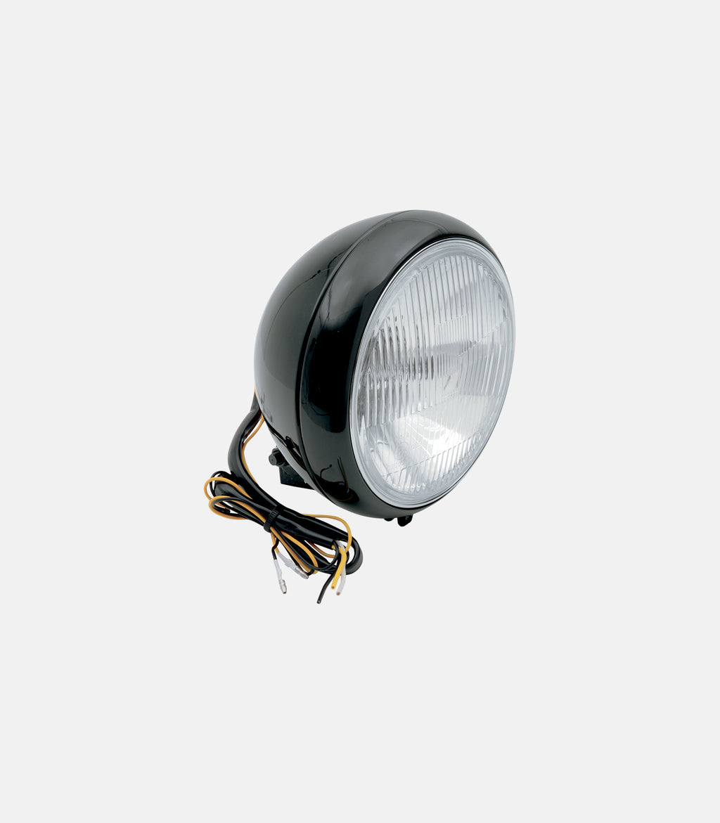 DRAG SPECIALTIES 7" Smooth Headlight - FLST - Black