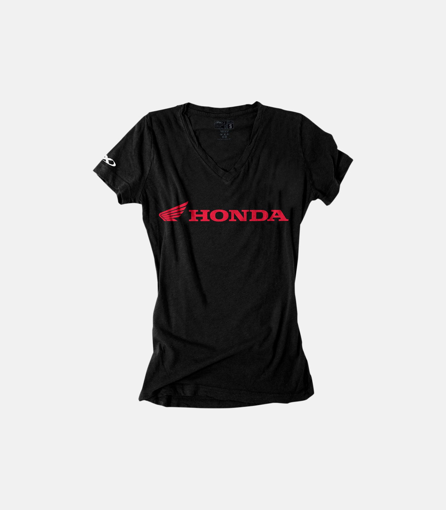 FACTORY EFFEX Women's Honda V-Neck T-Shirt - Black