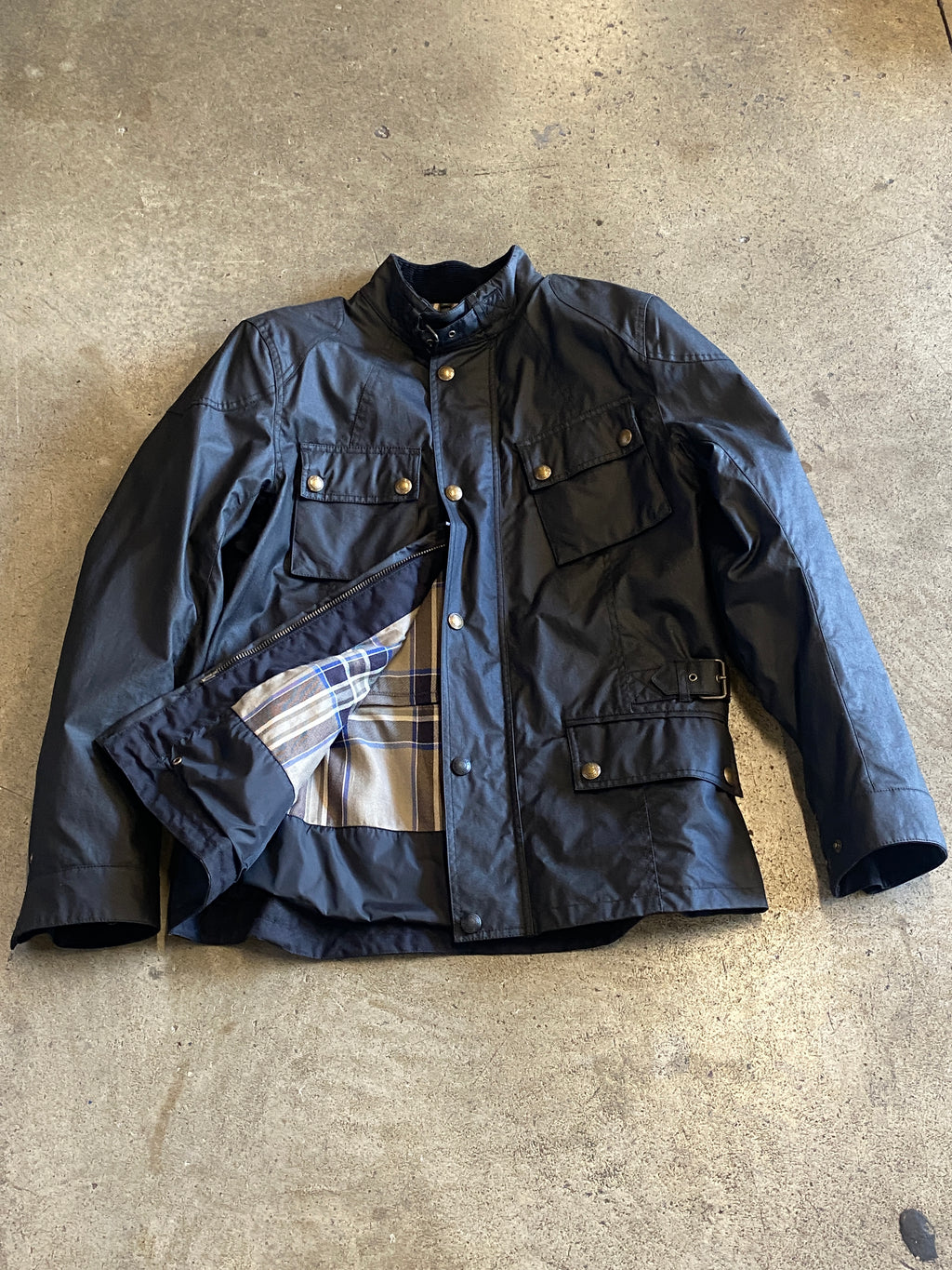 BELSTAFF Crosby Waxed Men Jacket - Black