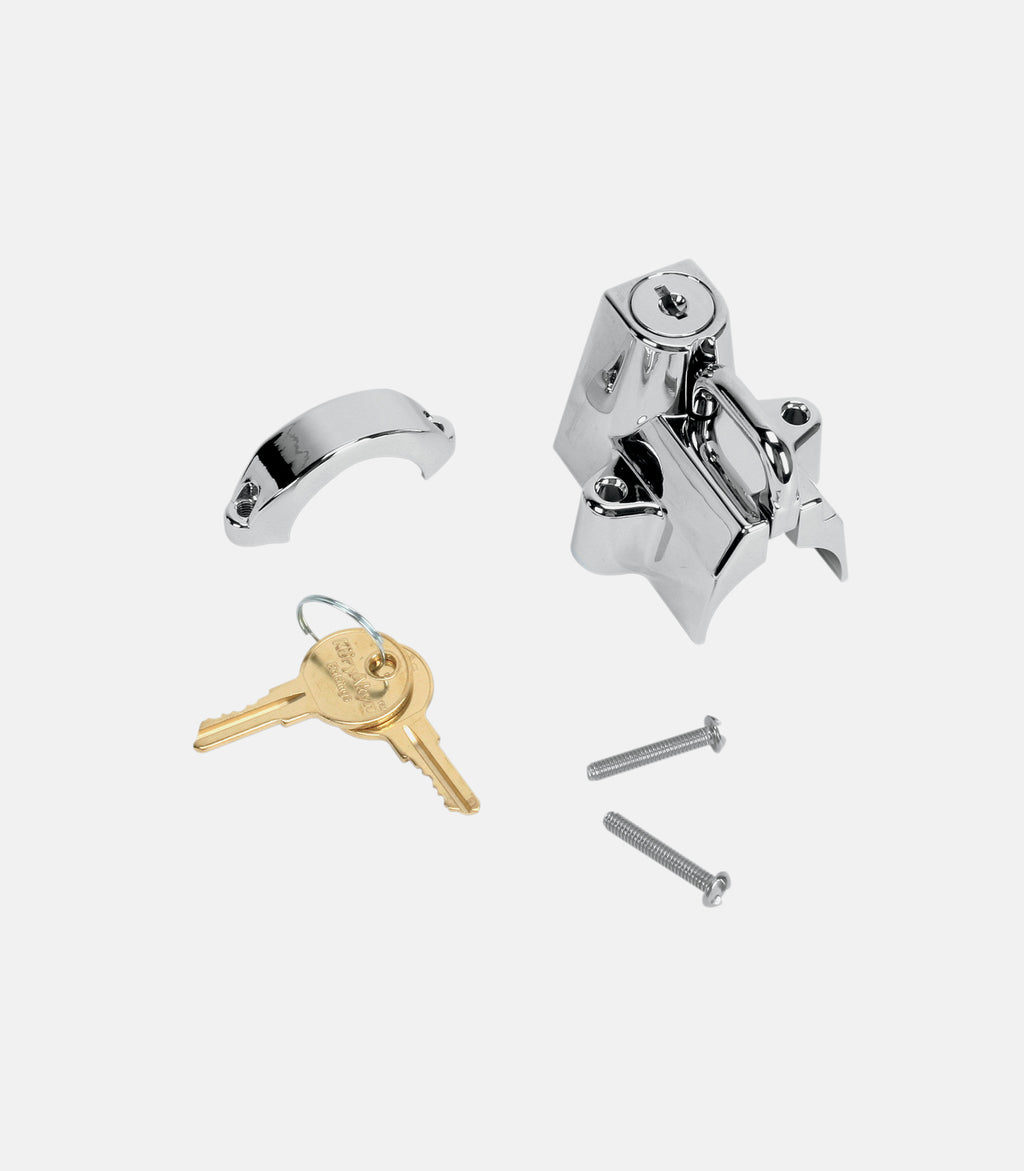 KURYAKYN Universal Helmet Lock - 1-1/4" - 1-1/2" - Chrome
