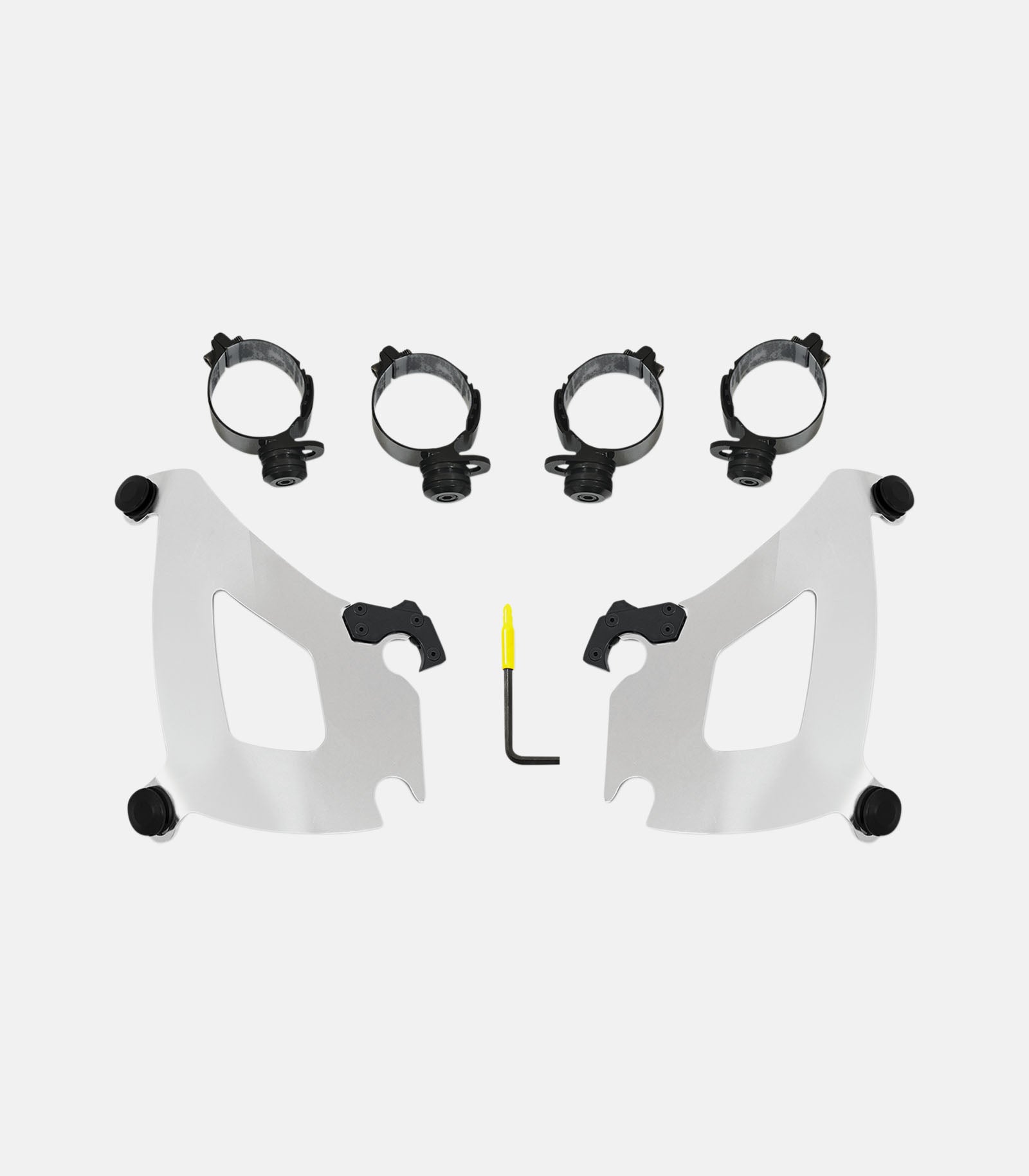 MEMPHIS SHADES Bullet Mounting Kit - FLSB - Polished (Part for 18-21 FLSB)