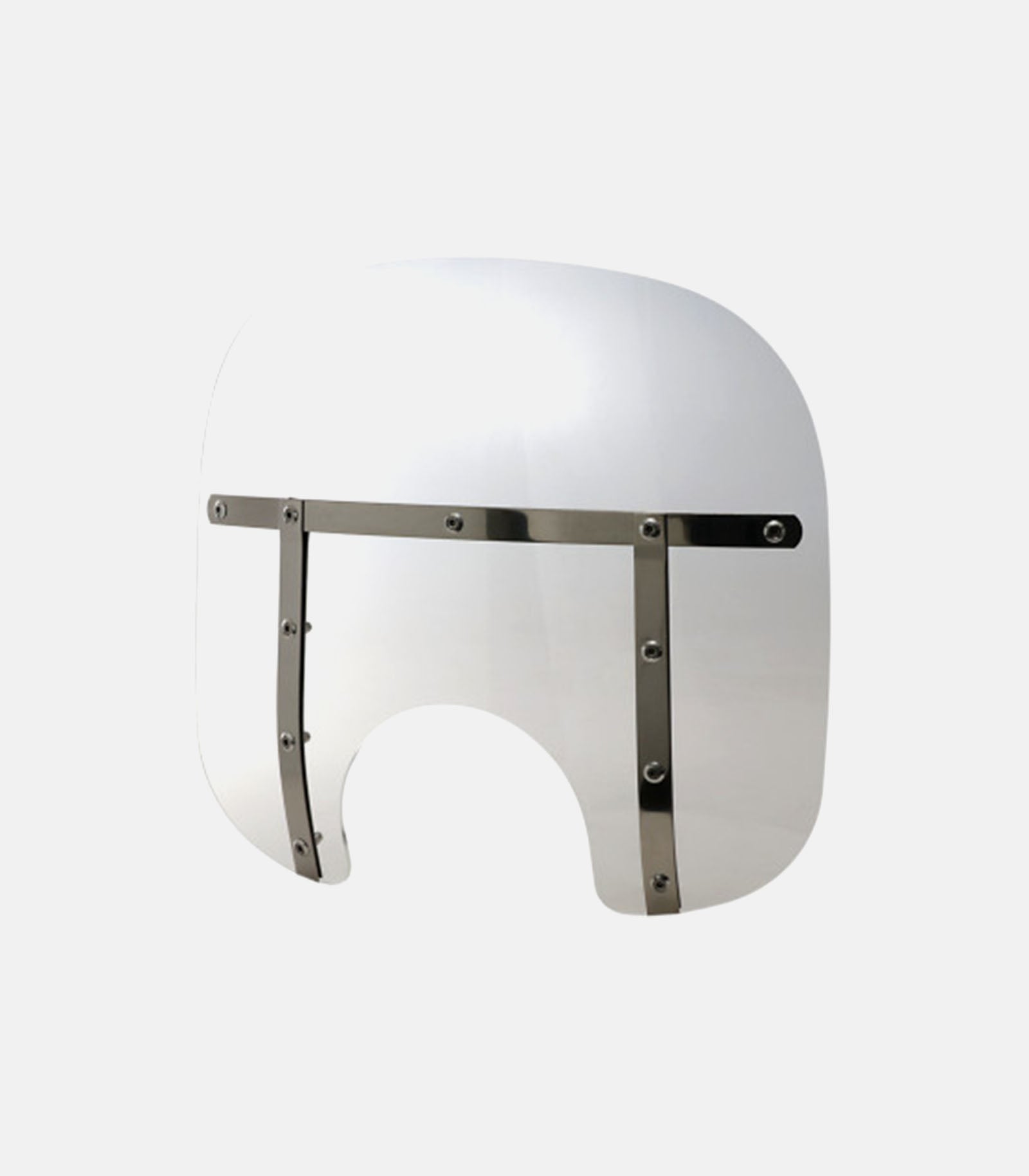 MEMPHIS SHADES Fats Windshield - 13"Tall - 7" Headlight Cutout - Clear