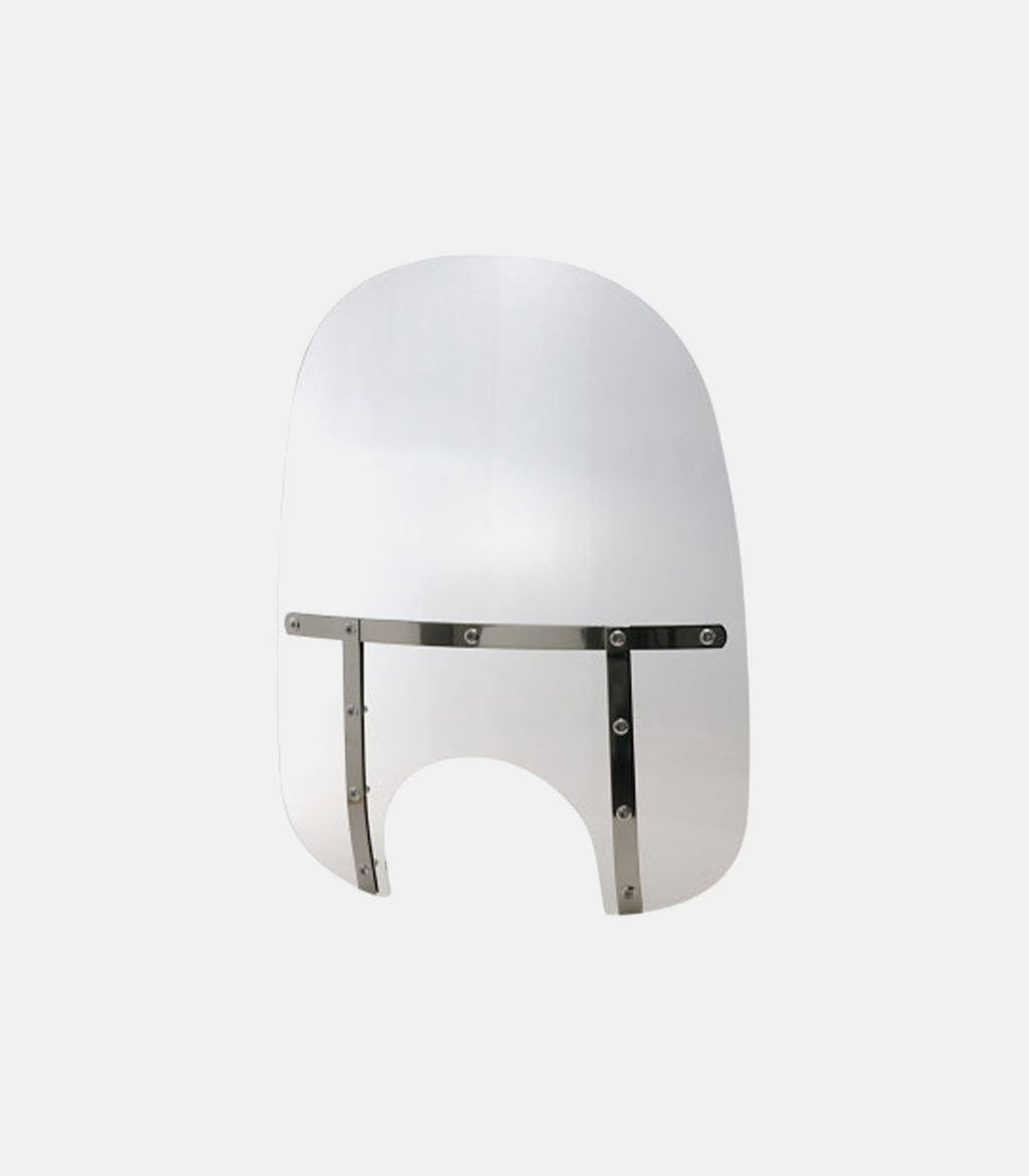 MEMPHIS SHADES Fats Windshield - 21"Tall - 9" Headlight Cutout - Clear