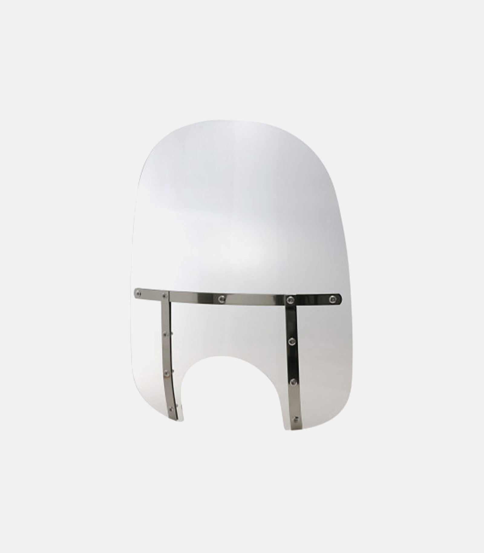 MEMPHIS SHADES Fats Windshield - 21"Tall - 9" Headlight Cutout - Clear