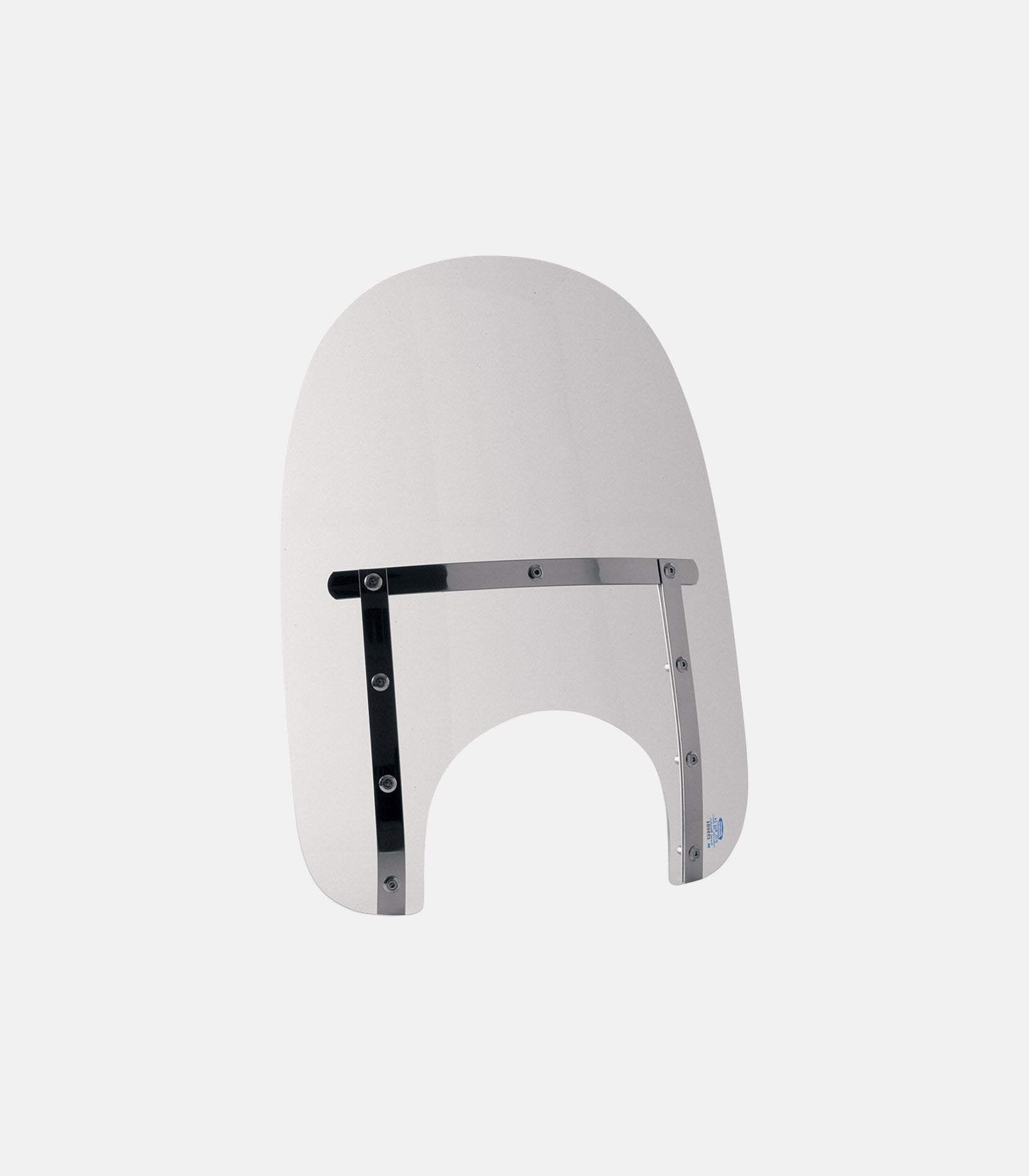 MEMPHIS SHADES Memphis Slim Windshield - 17" - 9" Headlight Cut - Clear