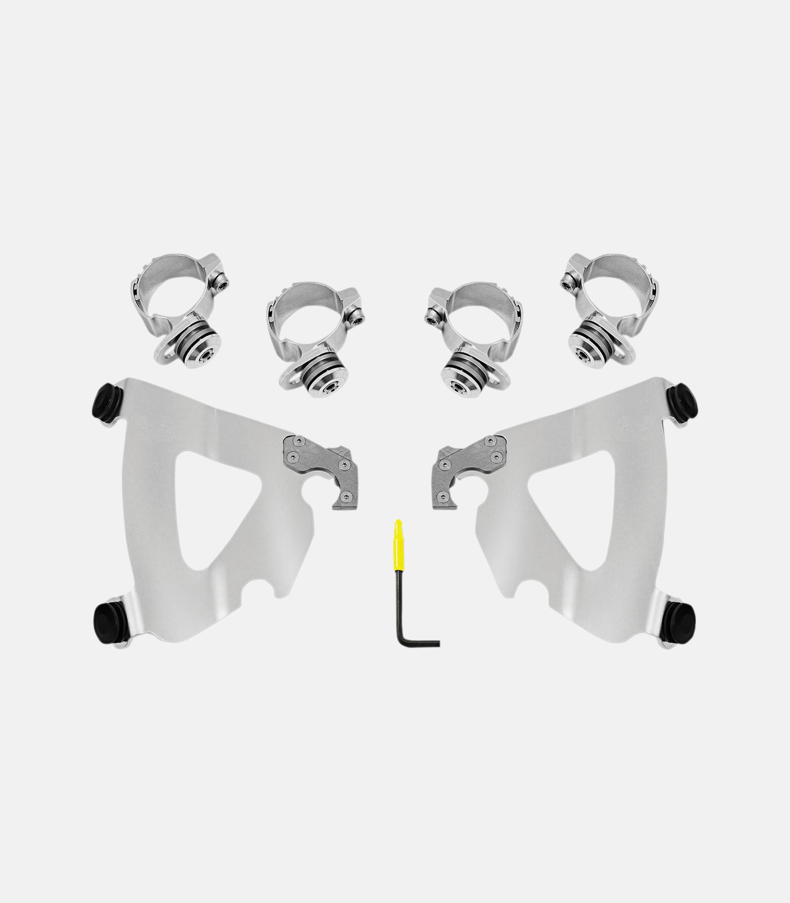 MEMPHIS SHADES Road Warrior Mounting Kit - FXD - Polished (Part 23200213)