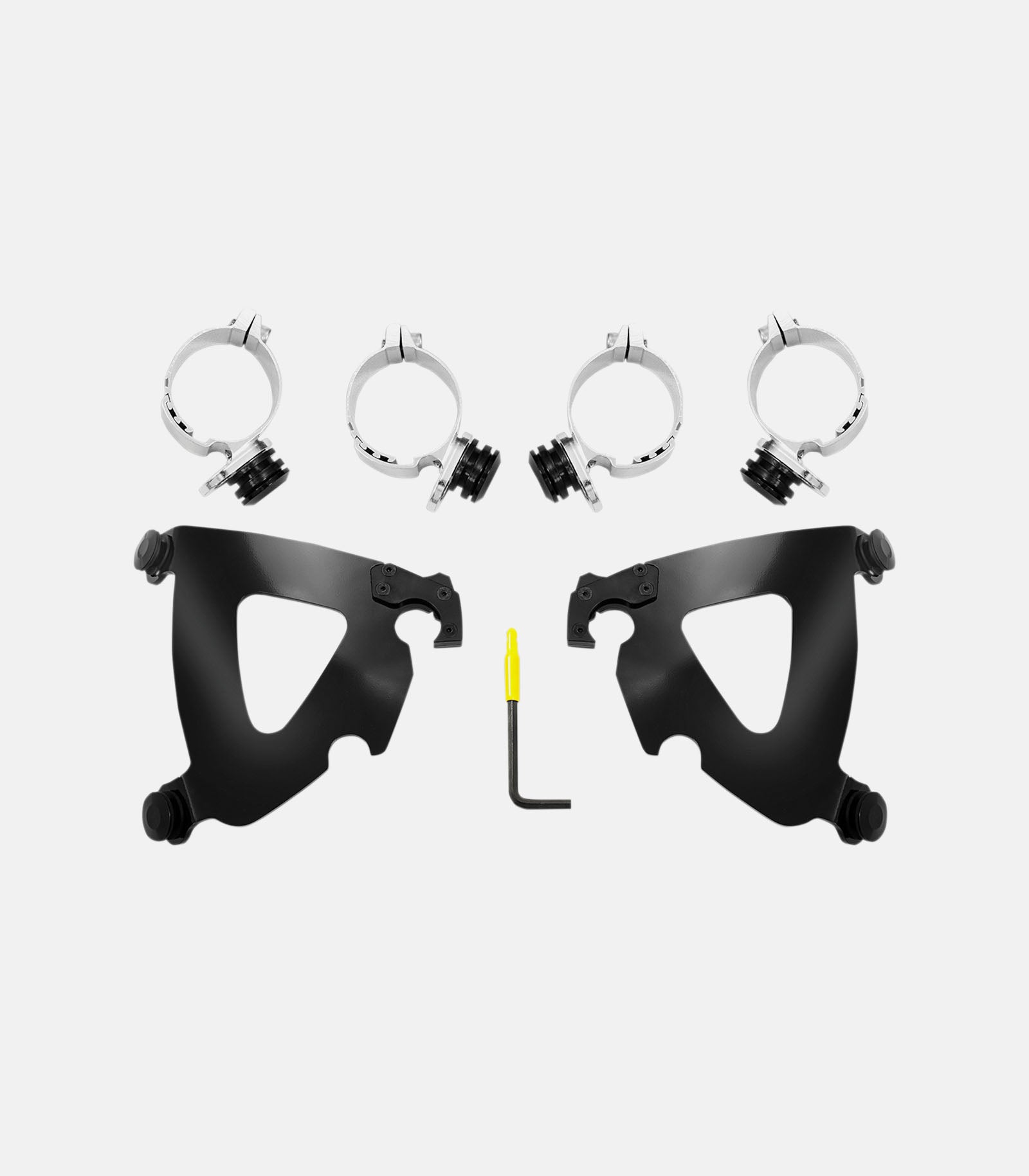 MEMPHIS SHADES Road Warrior Mounting Kit - FXLR - Black (Part 23200204)
