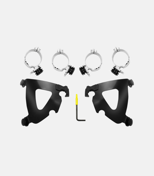 MEMPHIS SHADES Road Warrior Mounting Kit - FXLR - Black (Part 23200204)