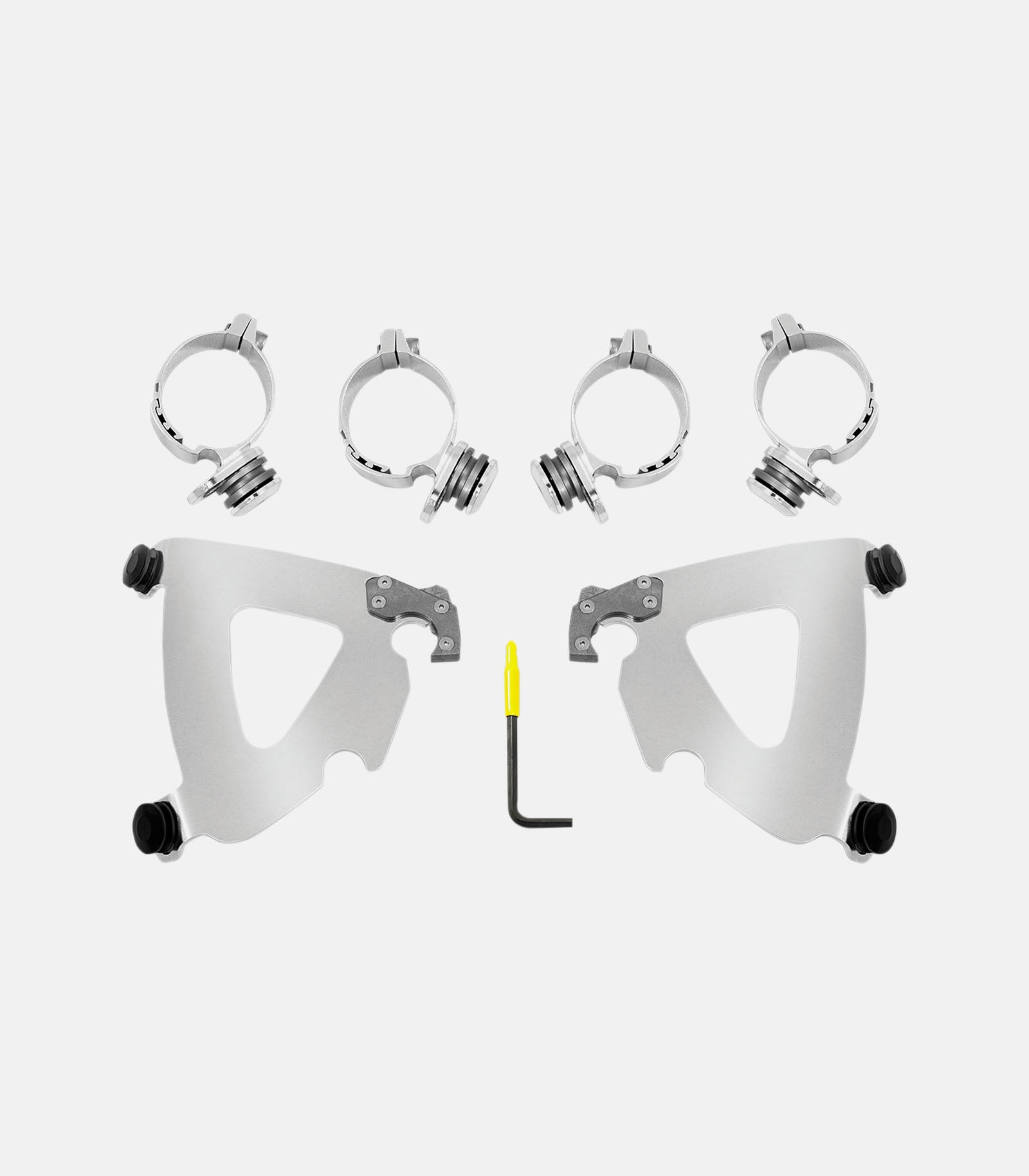 MEMPHIS SHADES Road Warrior Mounting Kit -FXLR - Polished (Part 23200210)