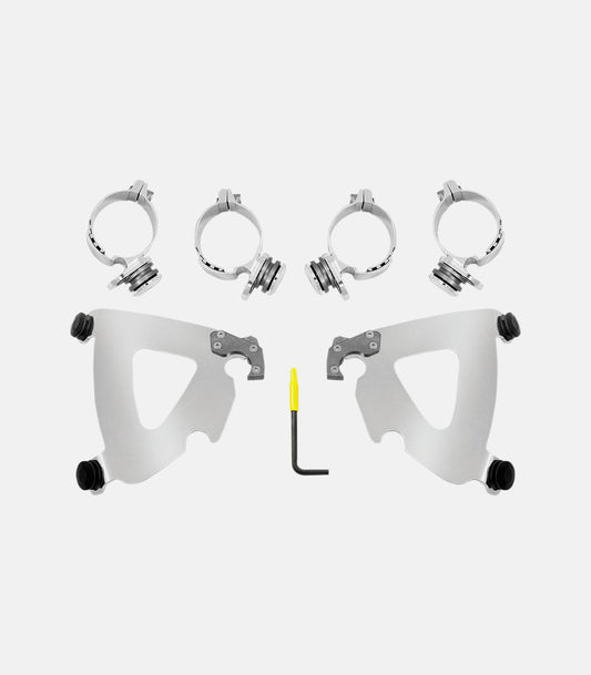 MEMPHIS SHADES Road Warrior Mounting Kit -FXLR - Polished (Part 23200210)
