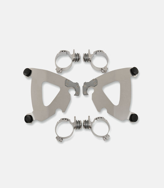 MEMPHIS SHADES Road Warrior Mounting Kit - FXDWG - Polished (Part 23200196)