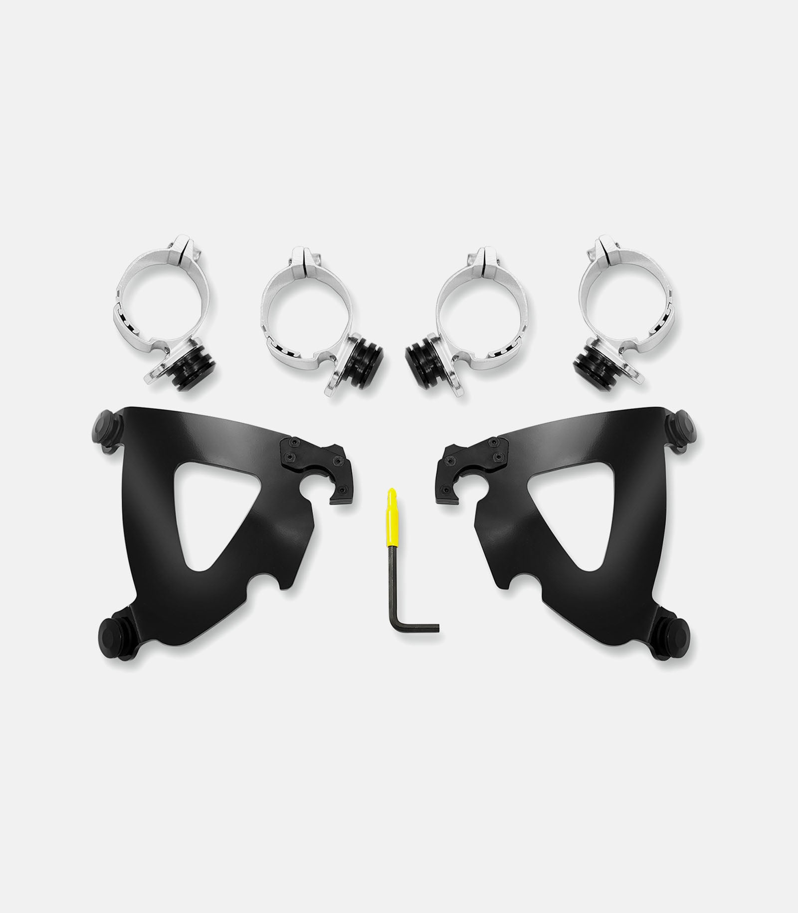 MEMPHIS SHADES Road Warrior Trigger-Lock Mount Kit FXD - Black (Part 23200194)