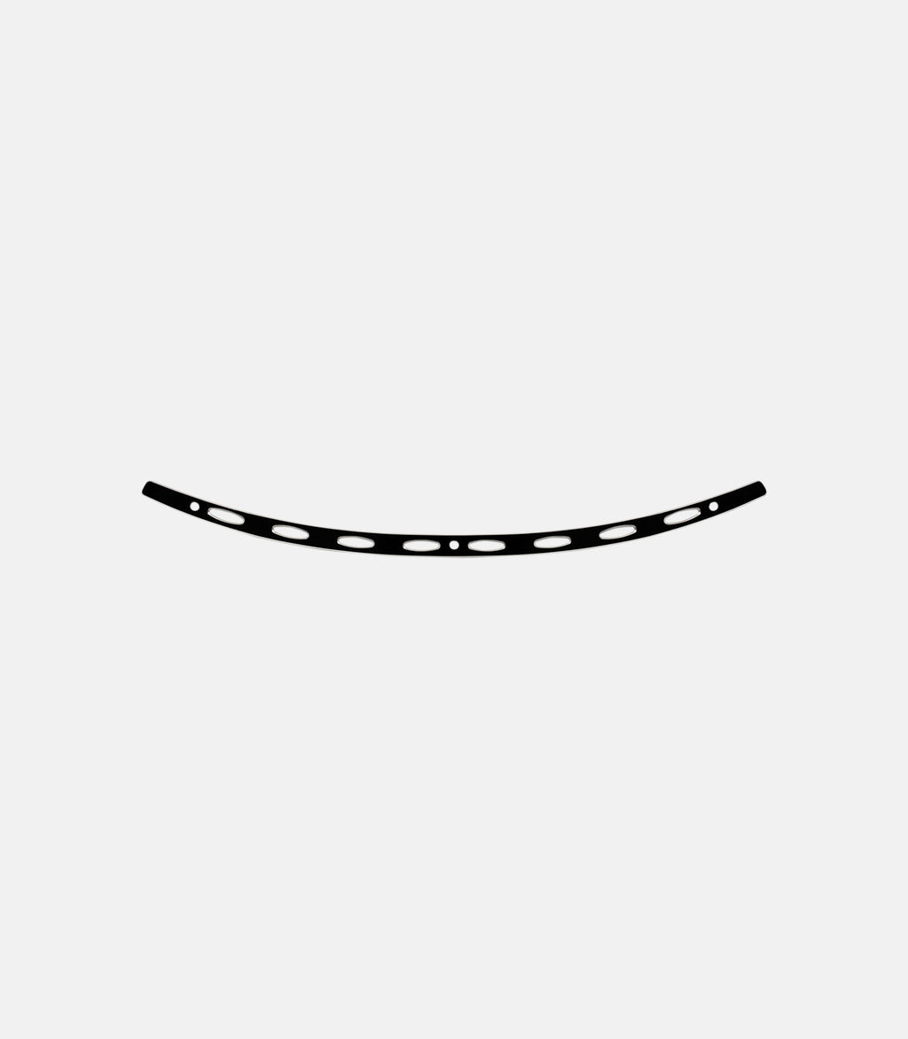 MEMPHIS SHADES Windshield Trim - Black Contrast - Oval - FLH '14+