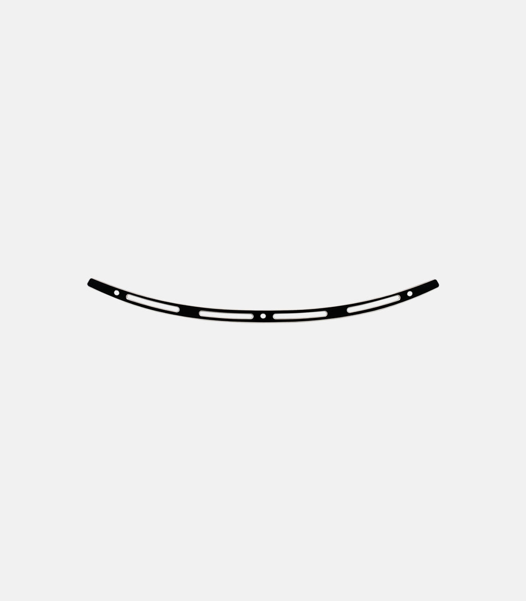 MEMPHIS SHADES Windshield Trim - Black Contrast - Slots - FLH '14+