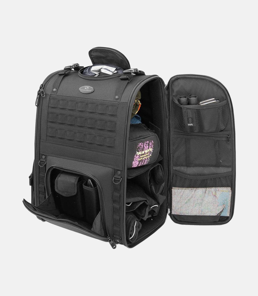 SADDLEMEN S3500 Tactical Sissy Bar Bag