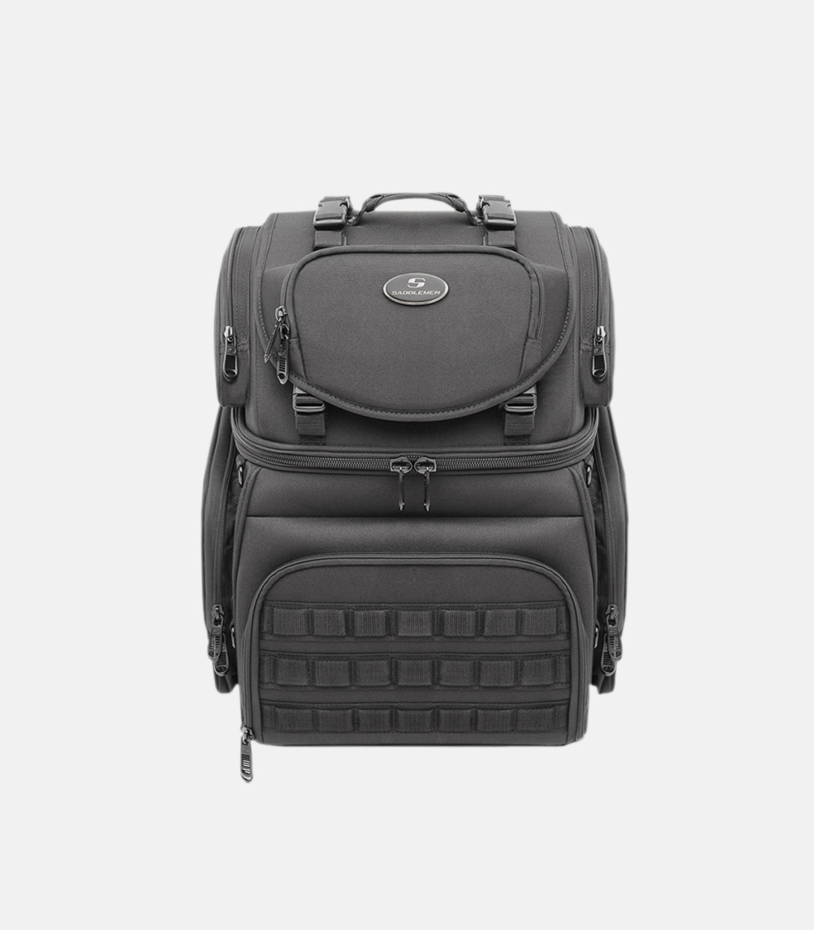 SADDLEMEN Sissy Bar Tactical Bag - Black