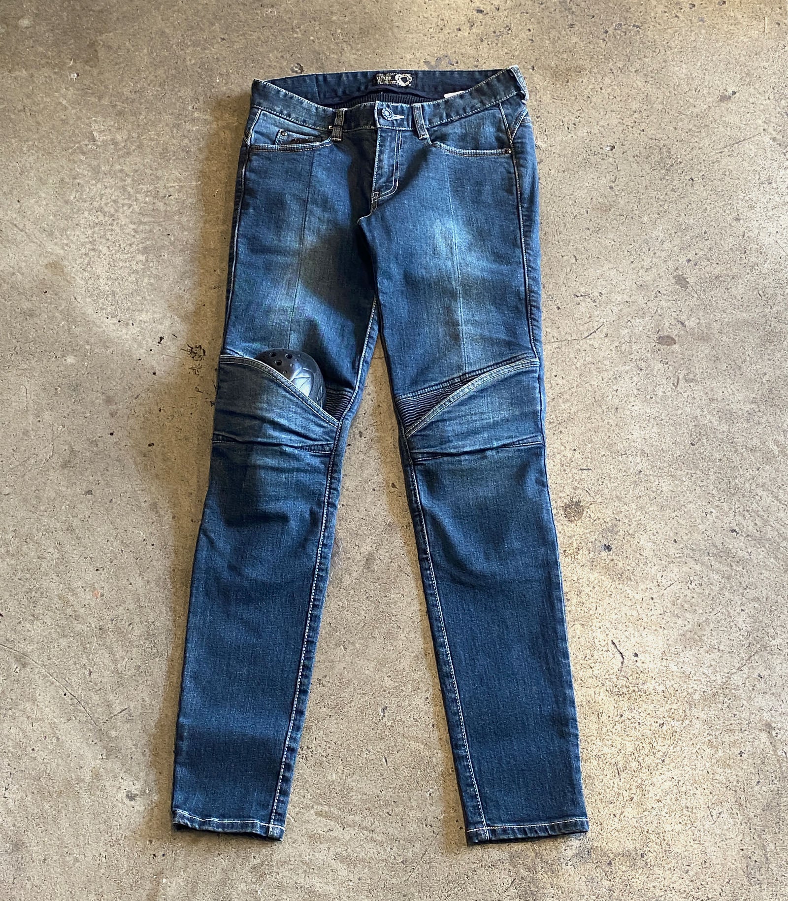 UGLY BROS  Moto Pants Aegis-K Kevlar Jeans - Dark Blue
