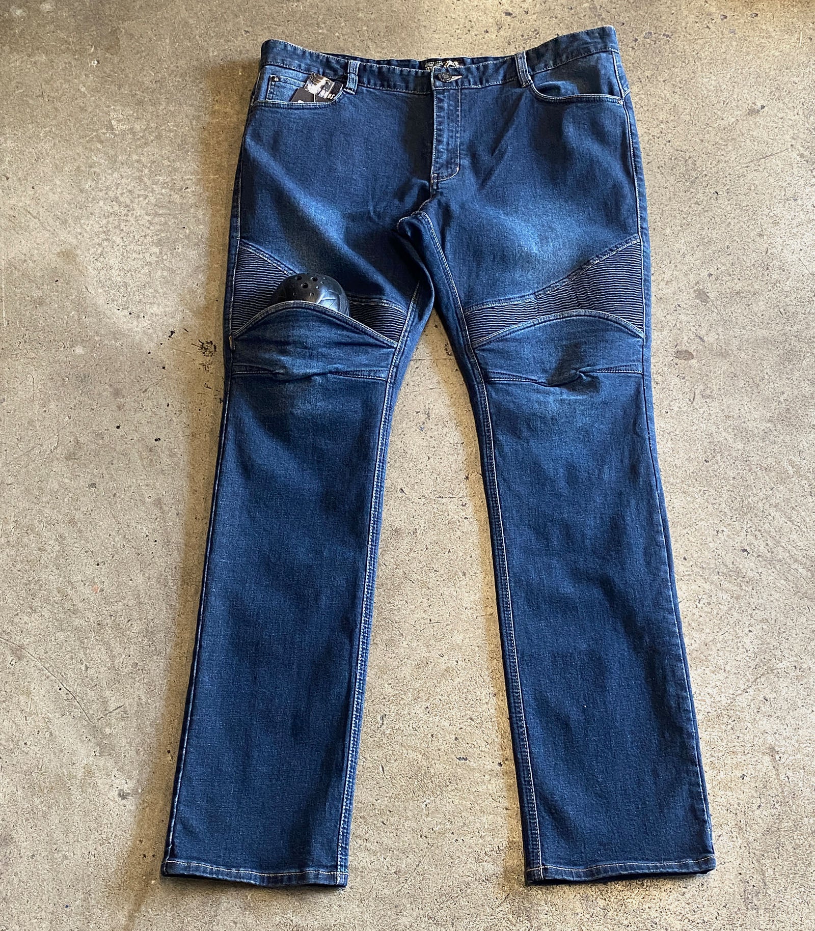 UGLY BROS Moto Pants Kingpin Big Size - Dark Blue