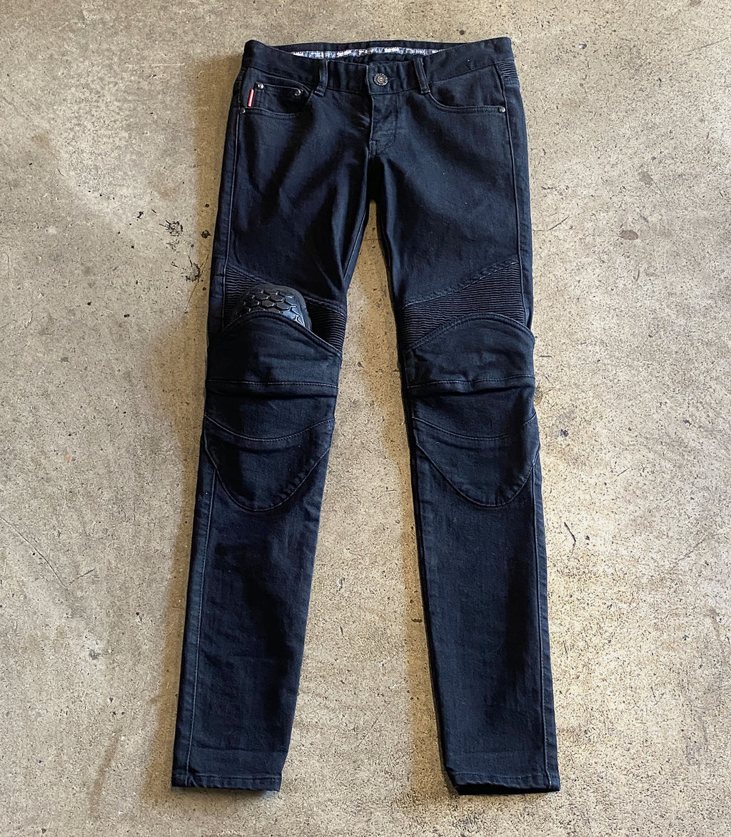 UGLY BROS Moto Pants Twiggy Kevlar Jeans - Black