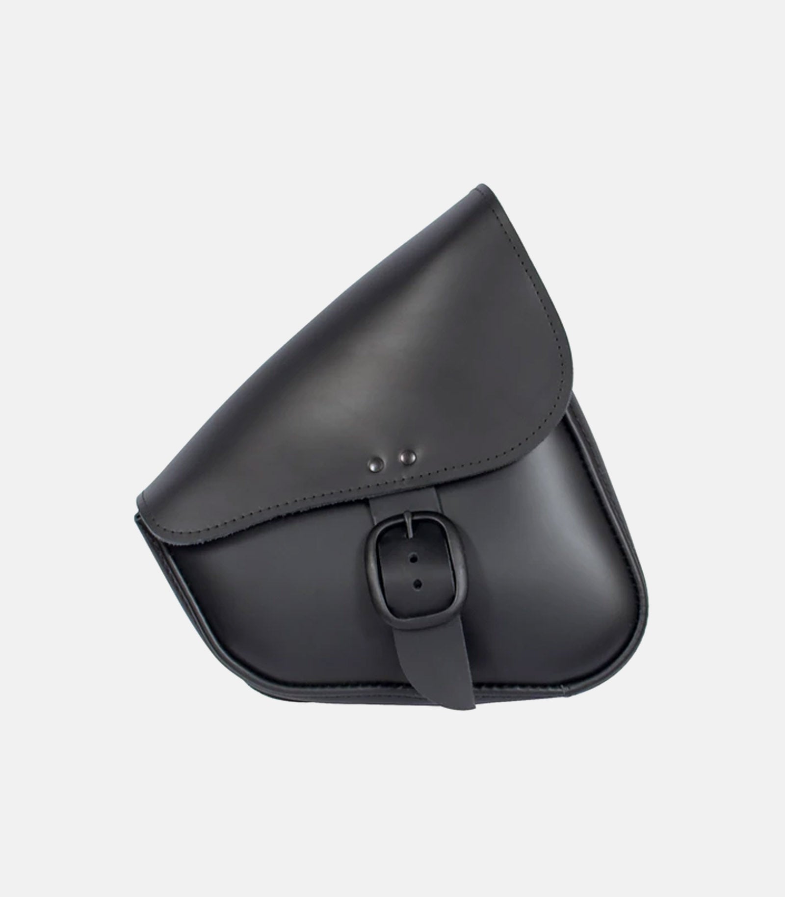 WILLIE & MAX LUGGAGE Leather Swingarm Bag '86-'20 XL - Black