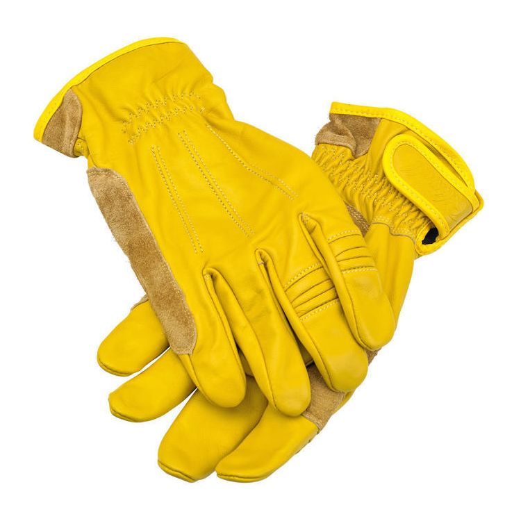 BILTWELL Work Gloves - Gold