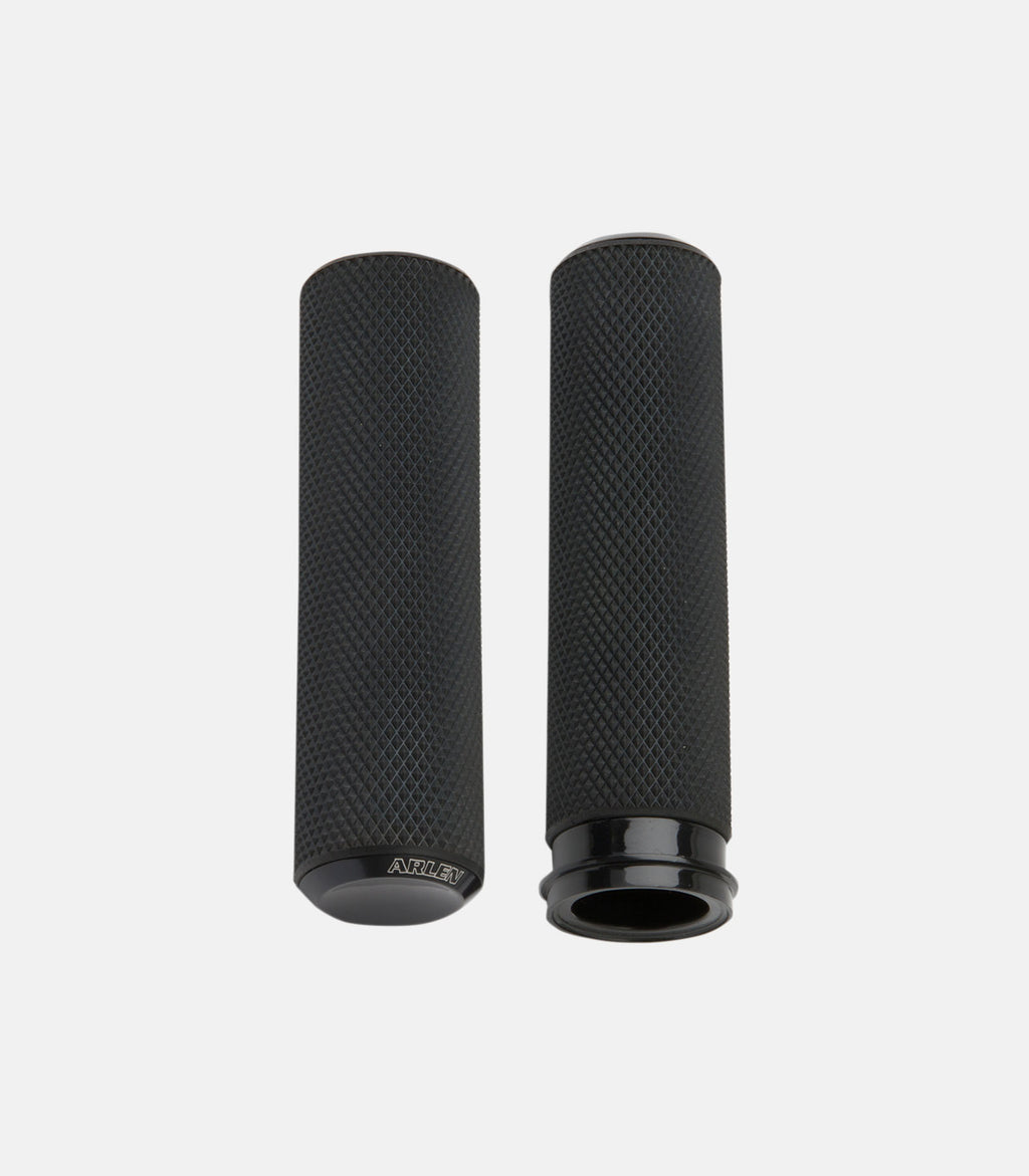 ARLEN NESS 1" Fusion Knurled Grips - TBW - Black