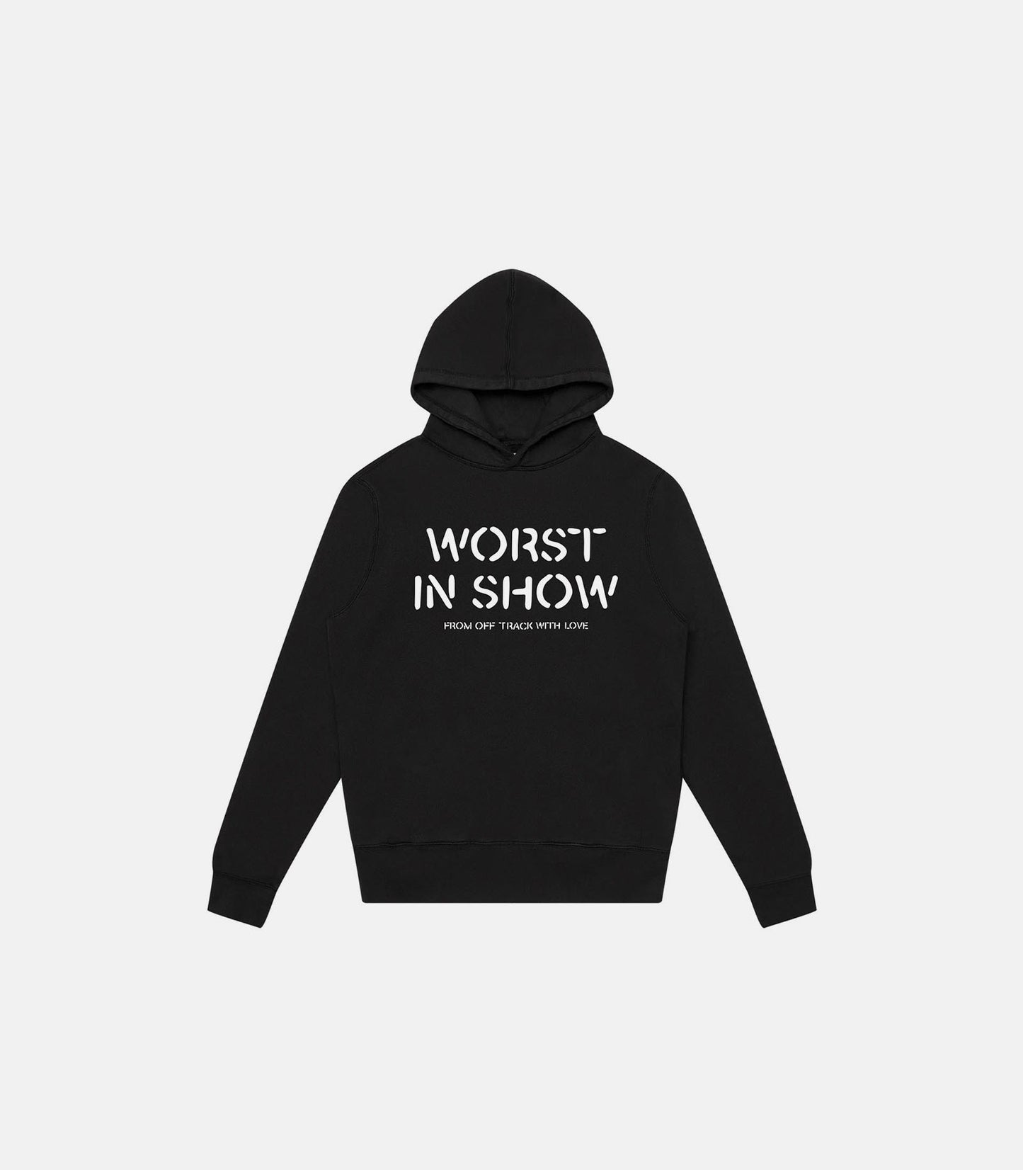 OFF TRACK Worst in Show Hoodie - Black/White
