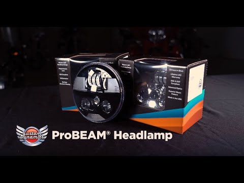 CUSTOM DYNAMICS LED TruBEAM® Headlight - 5-3/4" - Black - Each