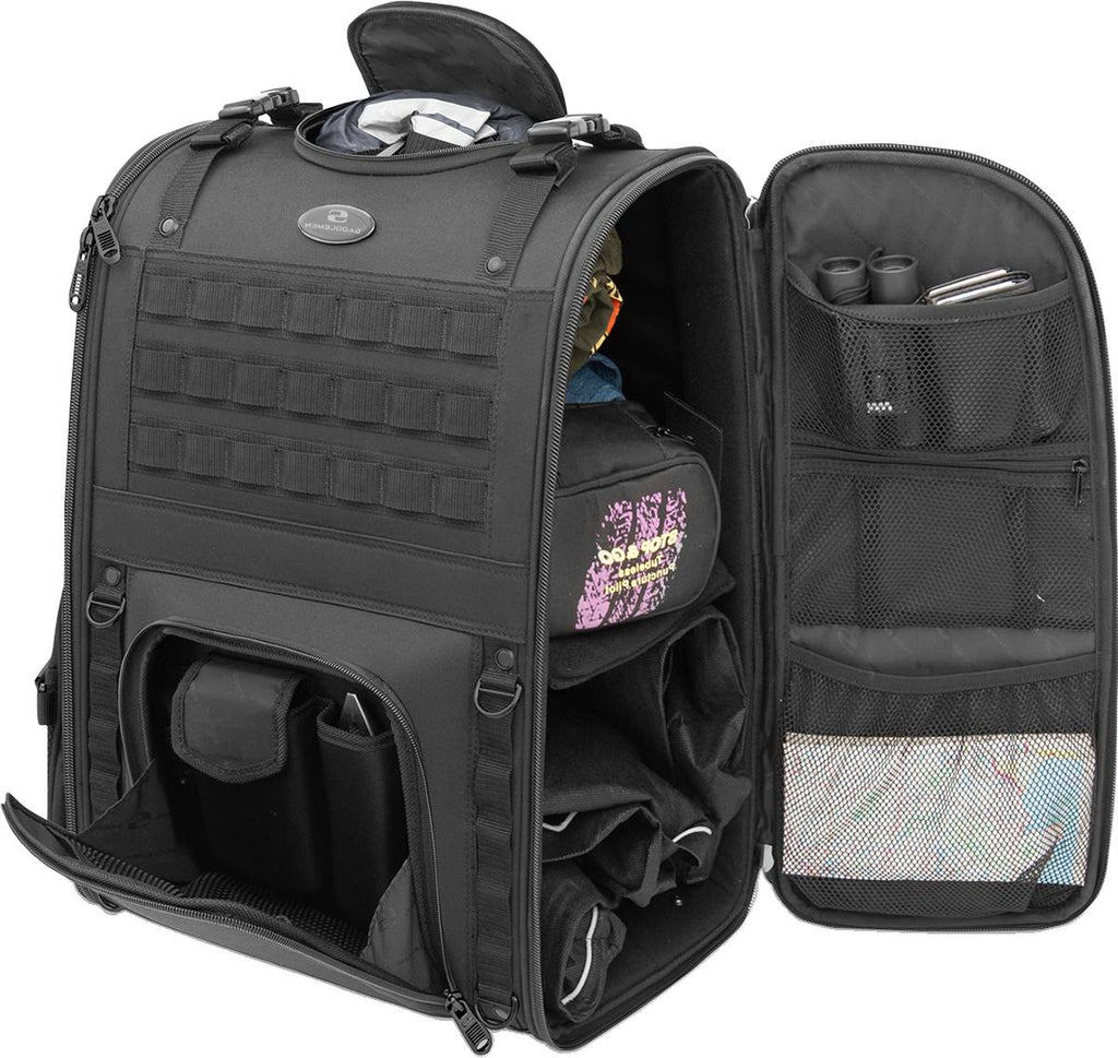 SADDLEMEN S3500 Tactical Sissy Bar Bag