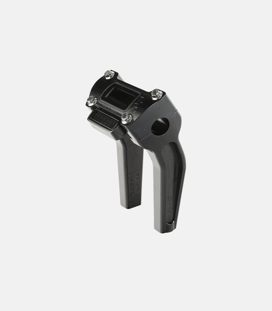 THRASHIN SUPPLY CO. 6-½" Pull Back Risers - Gauge Cutout - Black