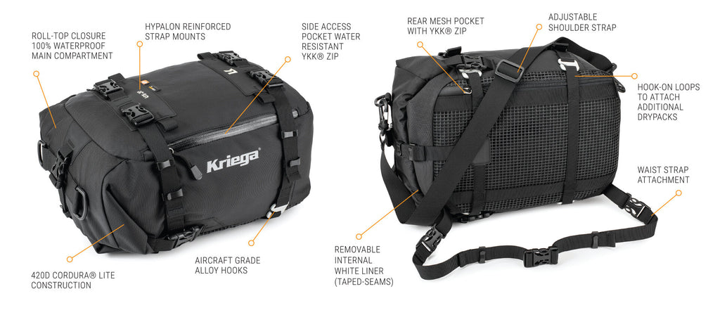 KRIEGA US-20 Drypack - Black